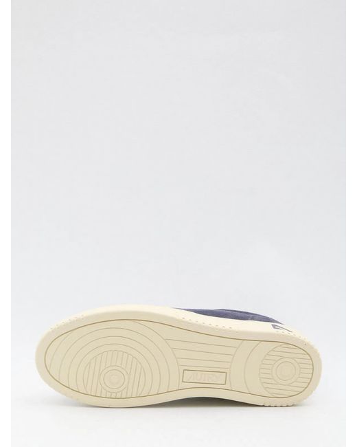 Autry Blue Medalist Low Sneakers for men