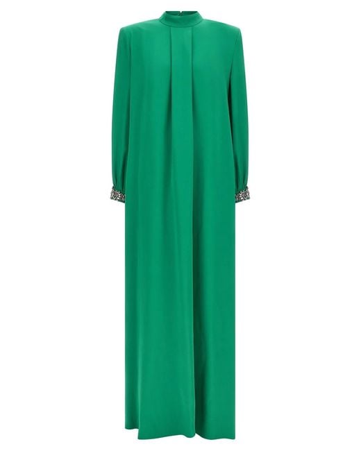 Valentino Garavani Green Cady Couture Dress