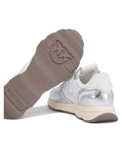 Pinko White Zoe Sneakers