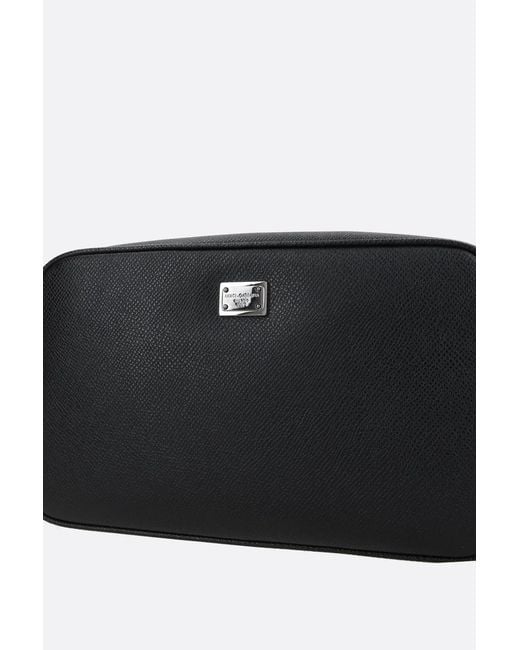 Dolce & Gabbana Black Dolce & Gabbana Sicily Toiletry Bag for men