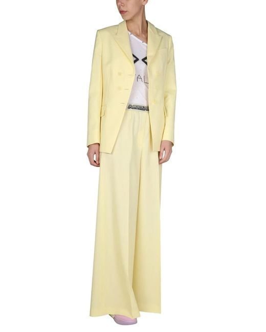 Stella McCartney Yellow Double-Breasted Jacket