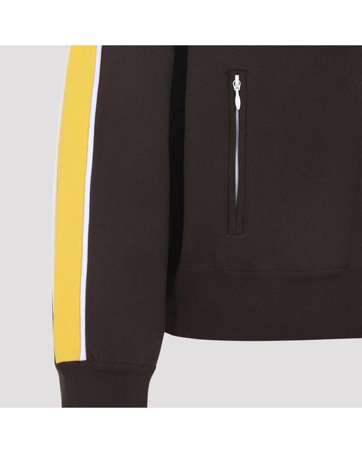 Miu Miu Black Chocolate Tech Fabric Sweatshirt