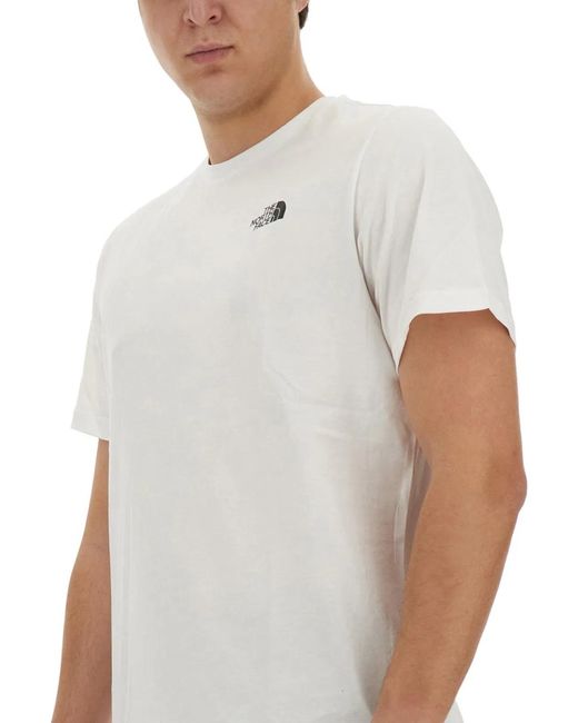 The North Face White T-Shirt With Logo for men