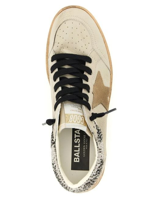 Golden Goose Deluxe Brand Natural 'Ball Star' Sneakers