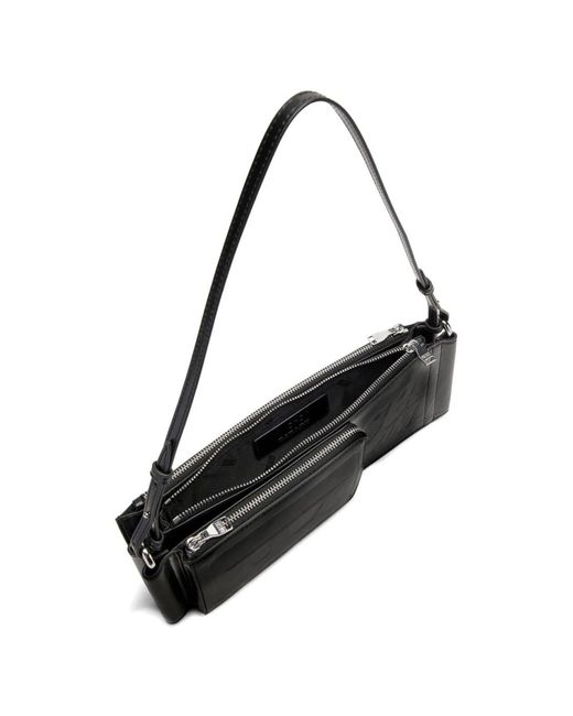 DIESEL Black Polyurethane Shoulder Bag