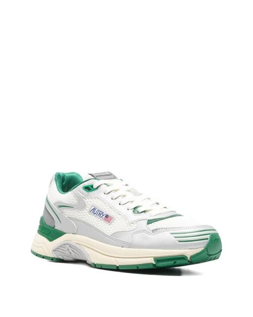Autry White Sneaker Low-Top Hyperway for men