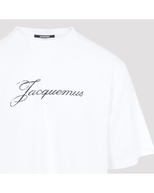 Jacquemus White T-Shirt for men