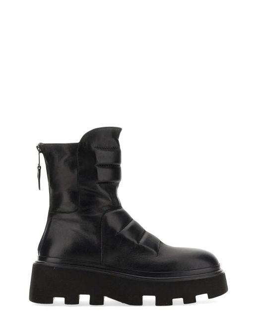 Elena Iachi Black Leather Boot