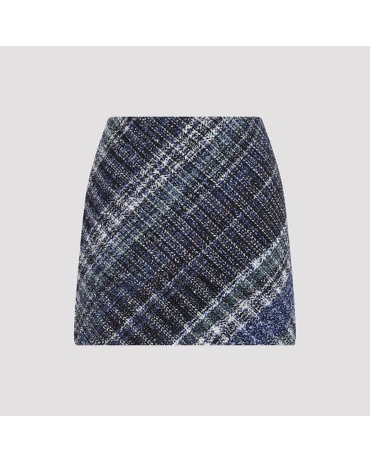 Missoni Blue Dark Tones Caperdoni Mini Skirt