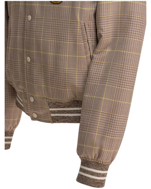 McQueen Brown Wool Blouson for men
