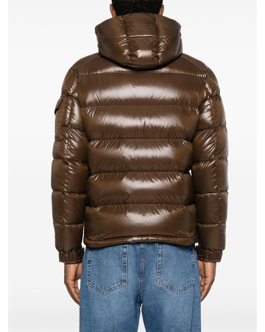 Moncler Brown Polyamide Down Maya Jacket for men