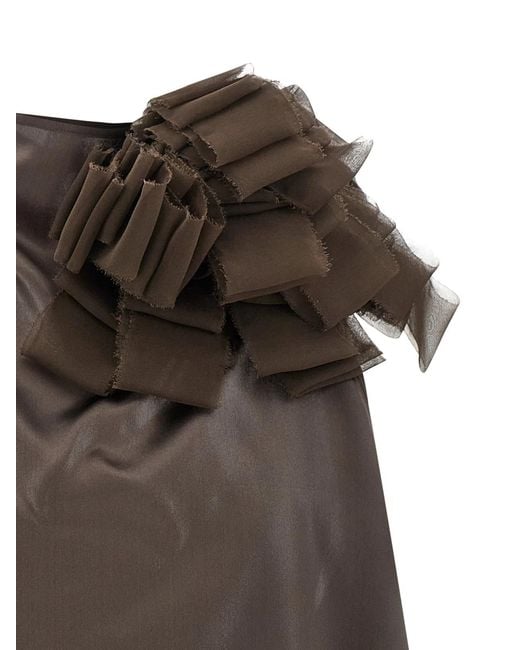 Magda Butrym Brown 'Blouse 01' Top