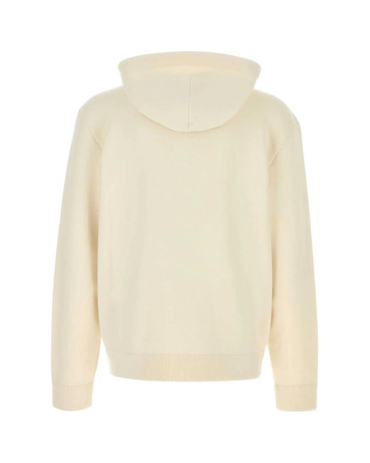 Gucci Natural Ivory Stretch Wool Blend Sweatshirt for men