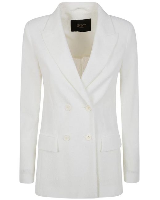 Seventy White Link Tech Bistretch Jacket