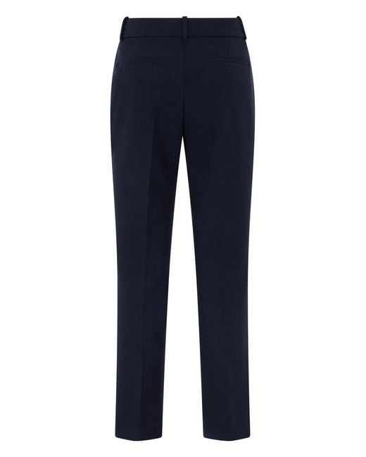 Peserico Blue Slim Fit Chino Trousers