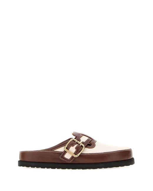 Birkenstock Brown Boston Bold Canvas 1774