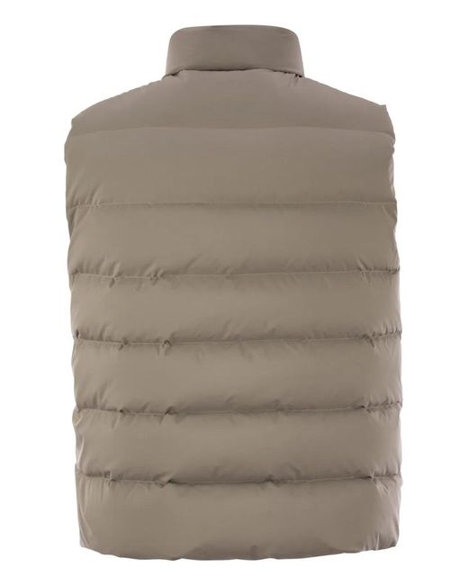 Fay Brown Down Vest for men