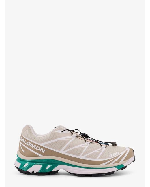 Salomon White Xt-6 Low-Top Nylon Sneakers for men