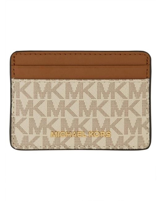 MICHAEL Michael Kors Brown Michael By Michael Kors Portacarte Con Logo