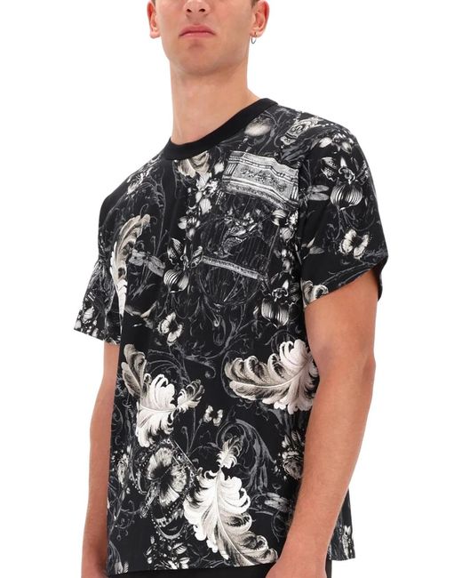 Versace Jeans Couture Black Cotton T-Shirt for men