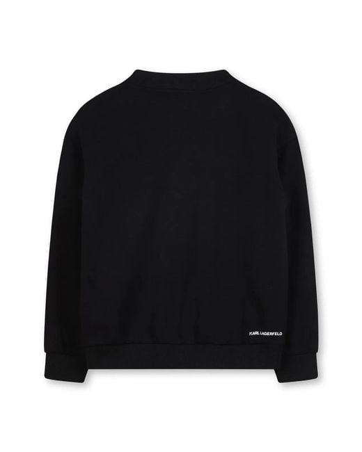 Karl Lagerfeld Black Sweatshirt With Logo
