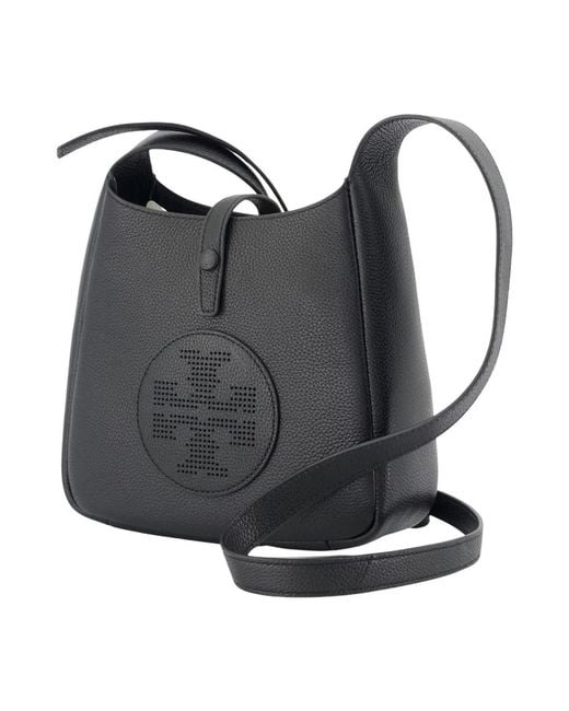 Tory Burch Black Miller Leather Hobo Bag