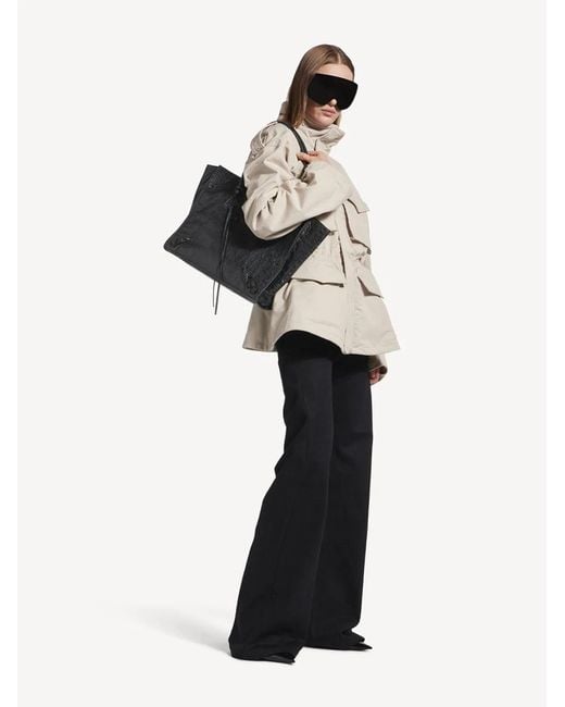 Balenciaga Black Le City Medium Tote Bag