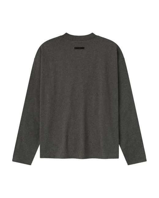 Fear Of God Gray "Classic Long Sleeve" Tee for men