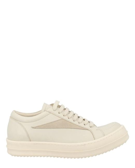 Rick Owens White Sneaker "Vintage Sneaks"