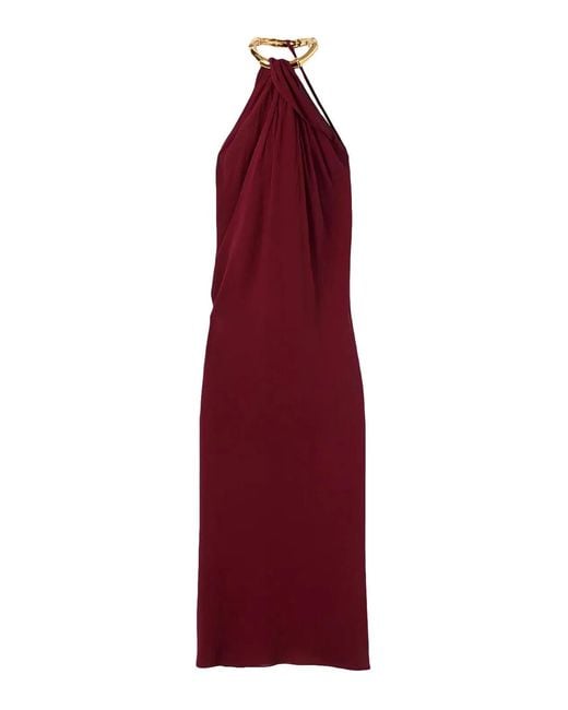 Gucci Red Silk Dress