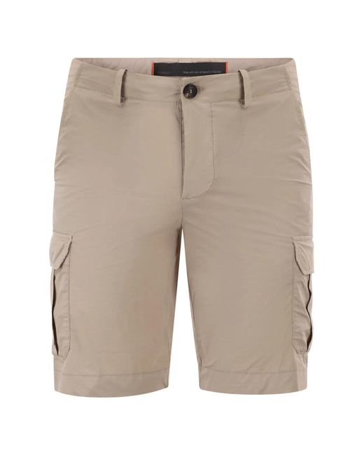 Rrd Gray Stretch Technical Cargo Bermuda Shorts for men