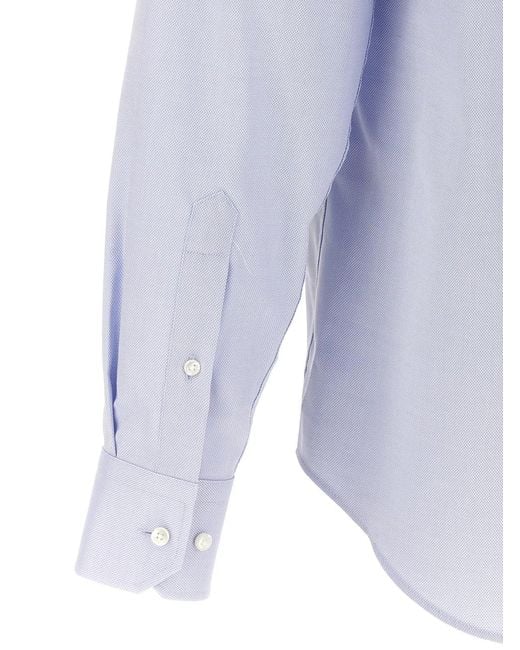 Boss White Oxford Cotton Shirt for men