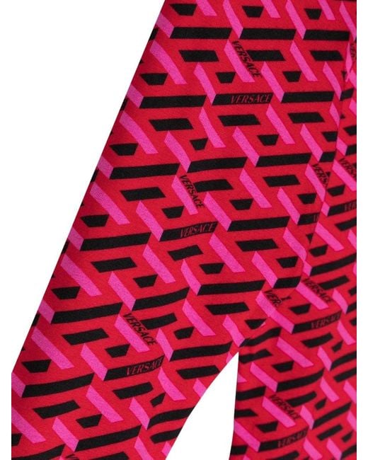 Versace Red Leggings