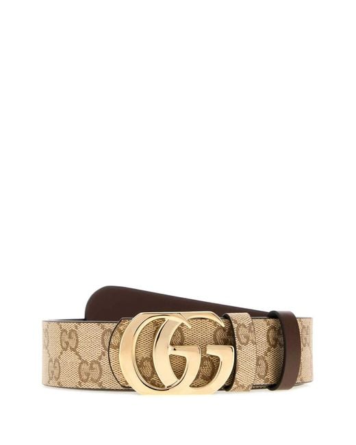 Gucci Multicolor Gg Fabric Reversible Gg Marmont Belt for men