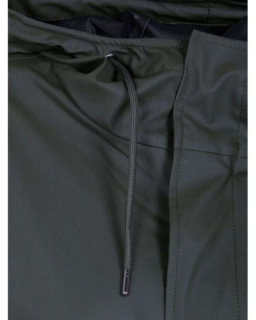 Rains Black "Fishtail" Parka