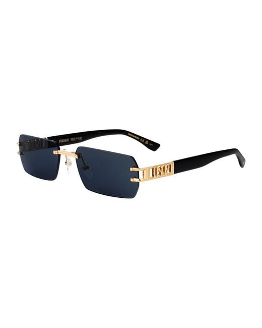 DSquared² Blue Metal Sunglasses for men