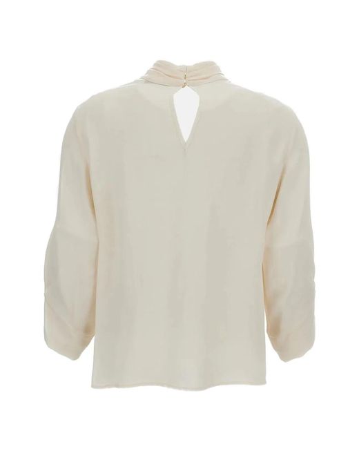 Elisabetta Franchi White Burro Viscose Shirt