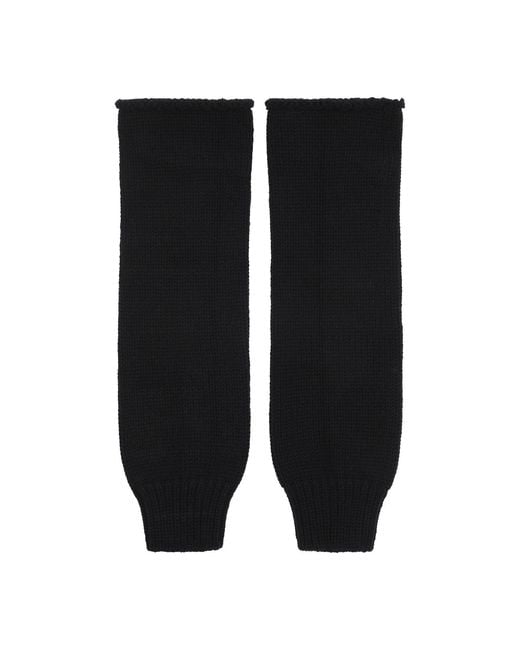 Dries Van Noten Black Wool Sleeves