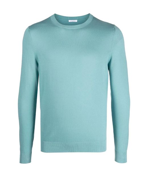 Malo Blue Light Crew-Neck Sweater for men