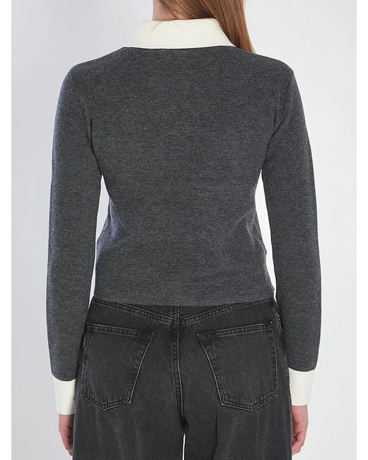 Self-Portrait Black Wool Sweater