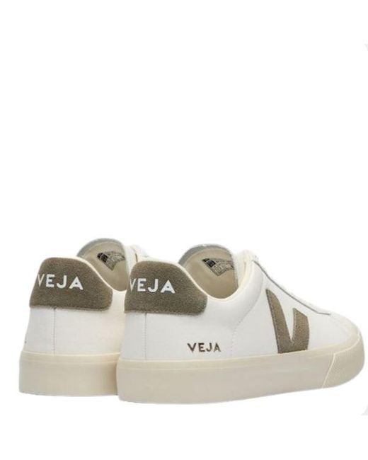 Veja White Off Leather Shoes for men