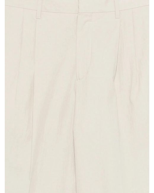 Lardini White Regular Trousers for men