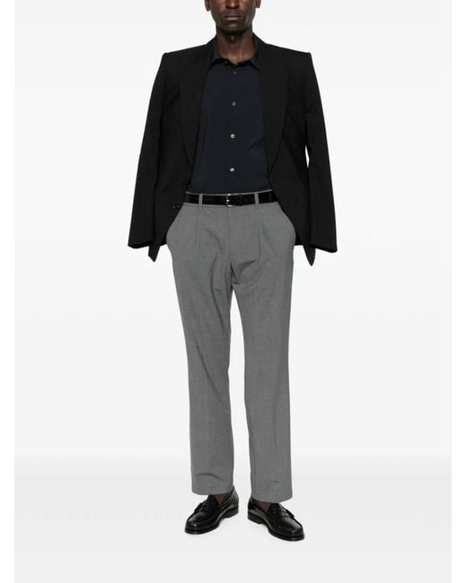 Emporio Armani Blue Nylon Shirt for men