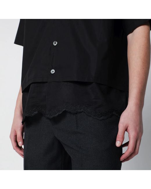 Our Legacy Black Every Shirt Short-Sleeved Shirt for men