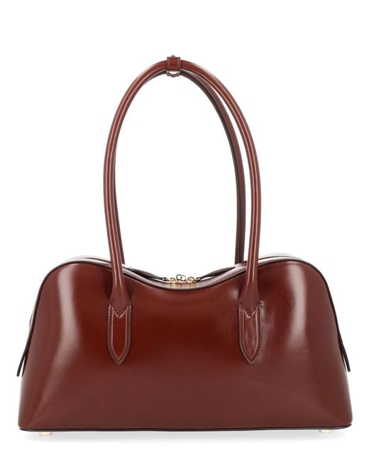 Stella McCartney Red Bordeaux Polyester Shoulder Bag