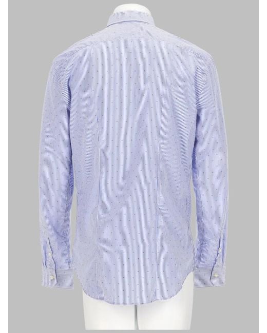 Brian Dales Blue Camicia for men
