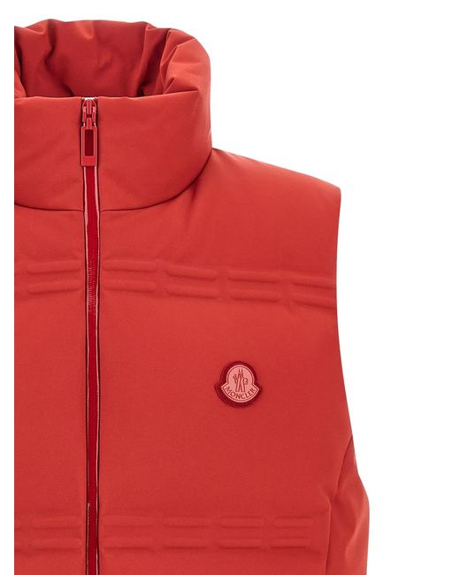 Moncler Genius Red Moncler X A$Ap Rocky 'Sparky' Vest for men