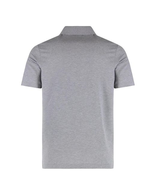 Paul & Shark Gray Paul & Shark Cotton Piqué Polo Shirt for men
