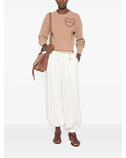 Chloé Natural Chloè Sweaters