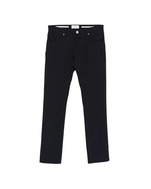 Jacob Cohen Black Polyamide Trousers for men